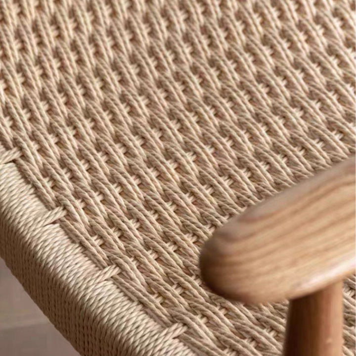 TIERRA Japandi Rope Woven Dining Chair