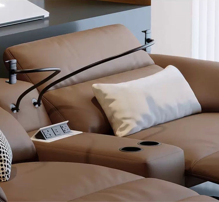LOMARA Modern Recliner Leather Sofa