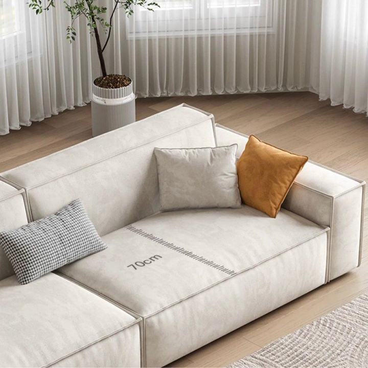 MERELLI Modern Leathaire Sofa