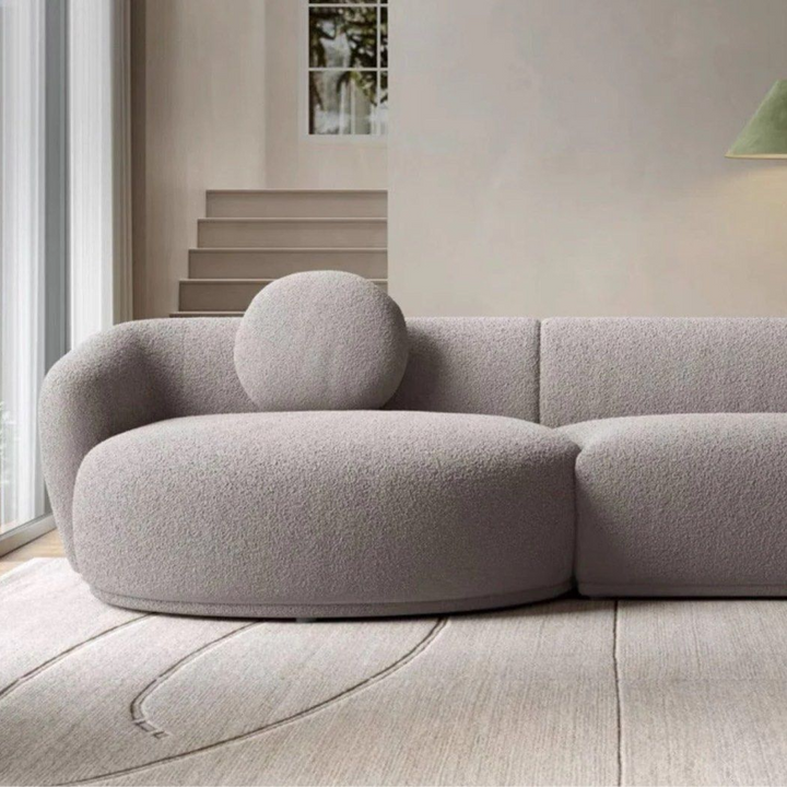 DELVORA Modern Boucle Sofa