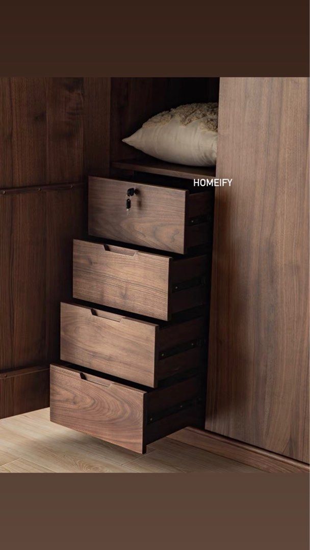 GALLIANA Modern Solid Wood Wardrobe