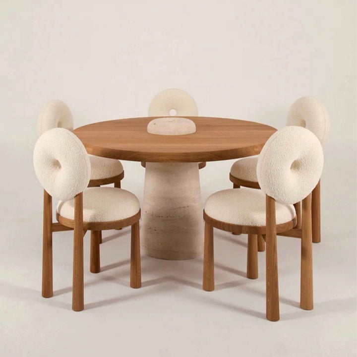 JULIEN Modern Boucle Dining Chair
