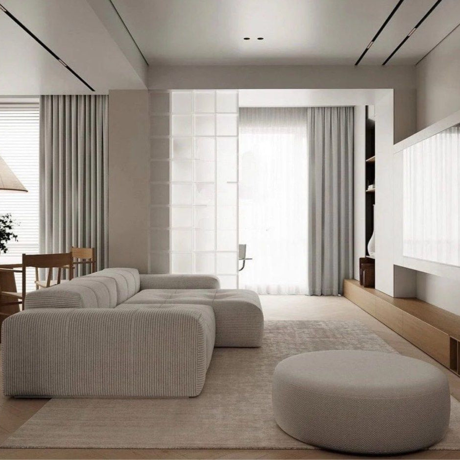 VEANO Modern Sectional Tufted Sofa