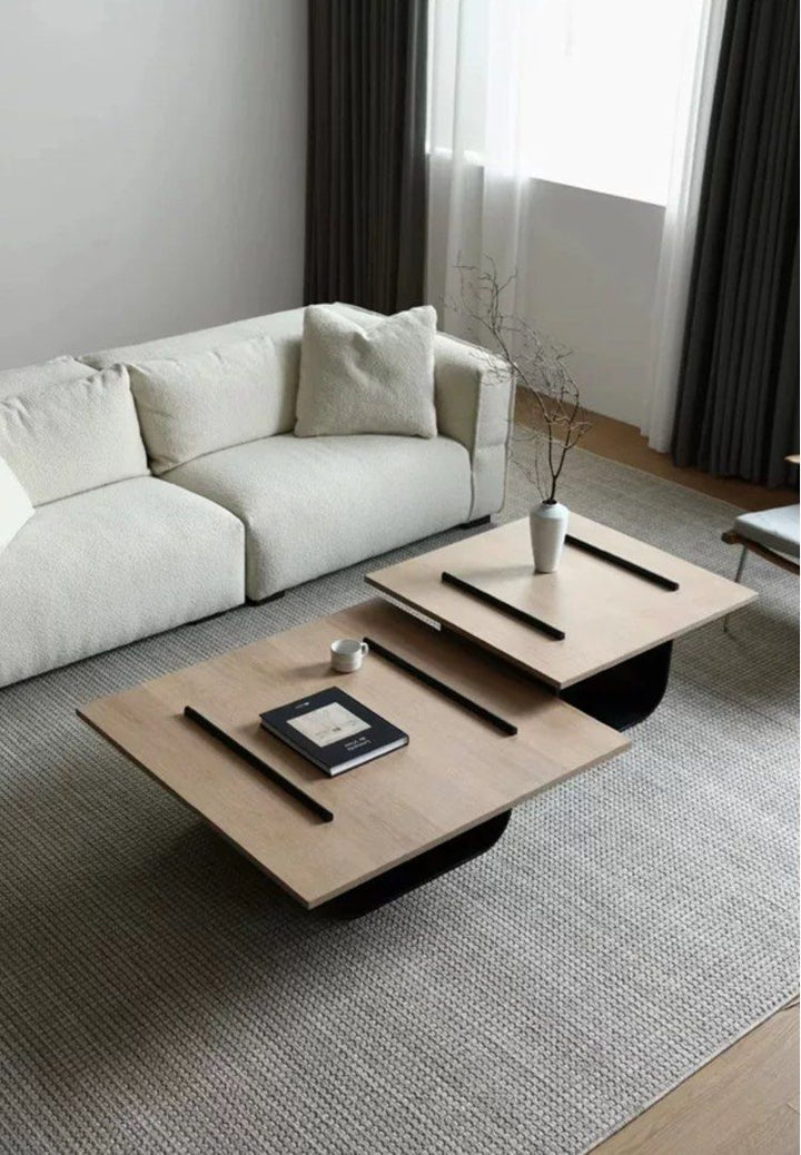 ALVARO Modern Solid Wood Coffee Tables