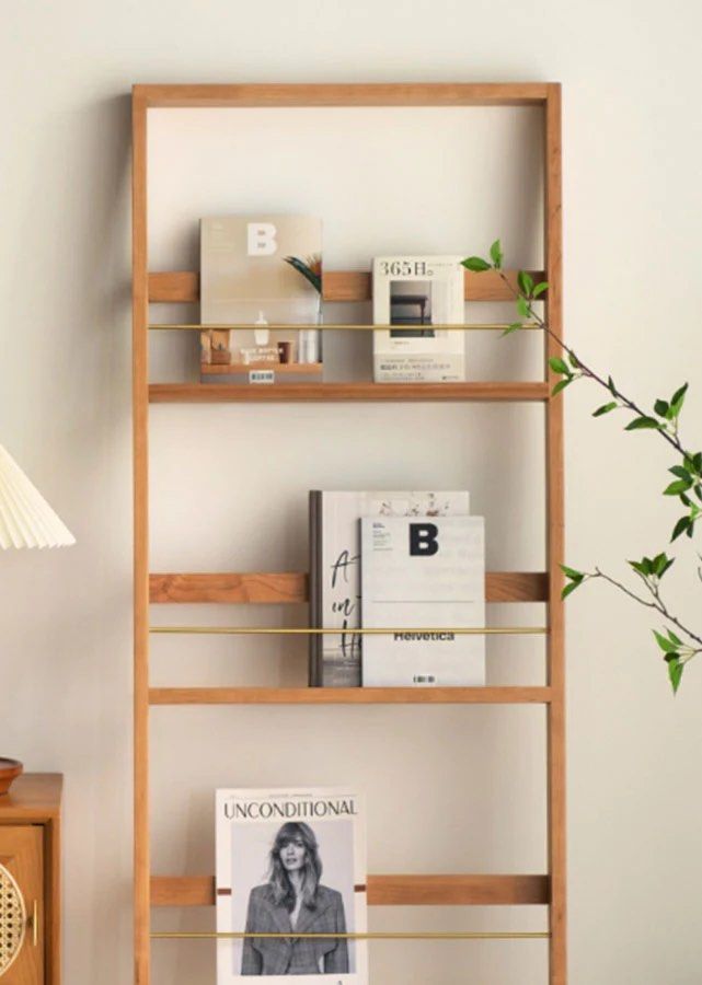 AVINGTON Solid Wood Magazine Rack