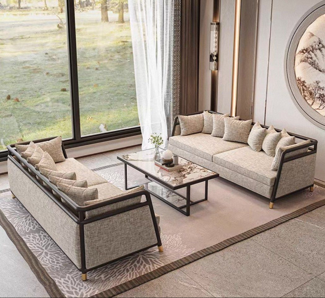 AFREL Modern Lounge Chair and Sofa Set