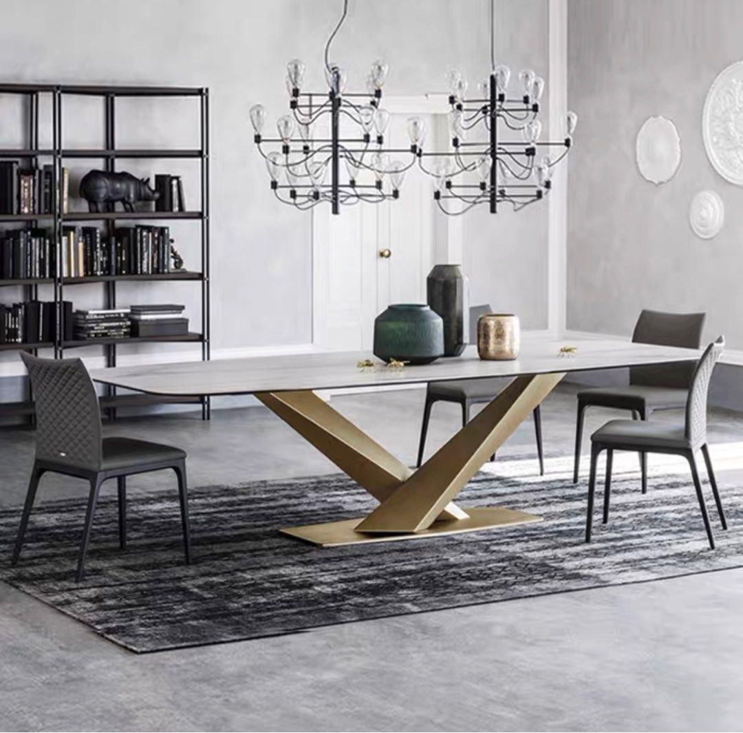 GALLAGHER Modern Sintered Stone Dining Table