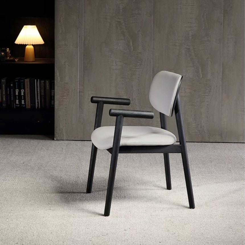TAGE Modern Leather Dining Armchair