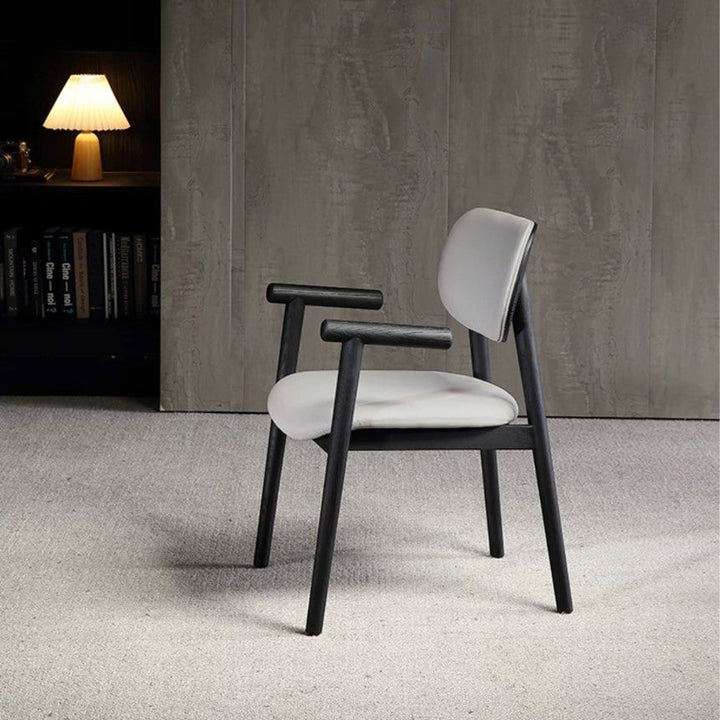 TAGE Modern Leather Dining Armchair