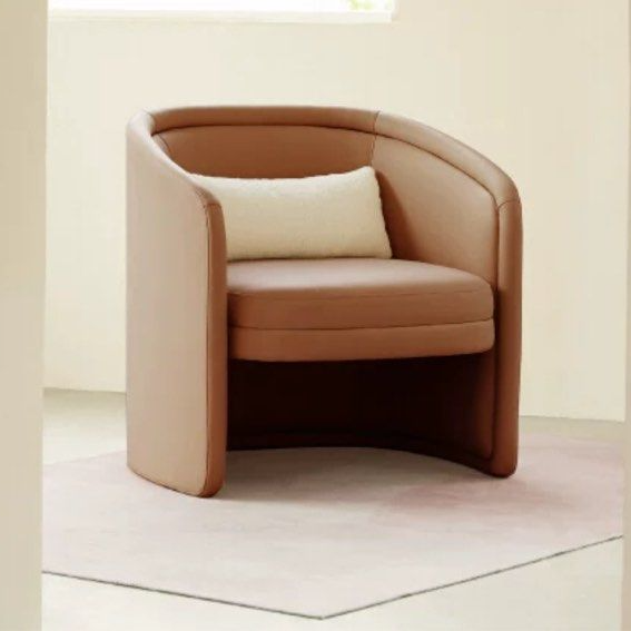 JAYDEN Modern Leather Armchair