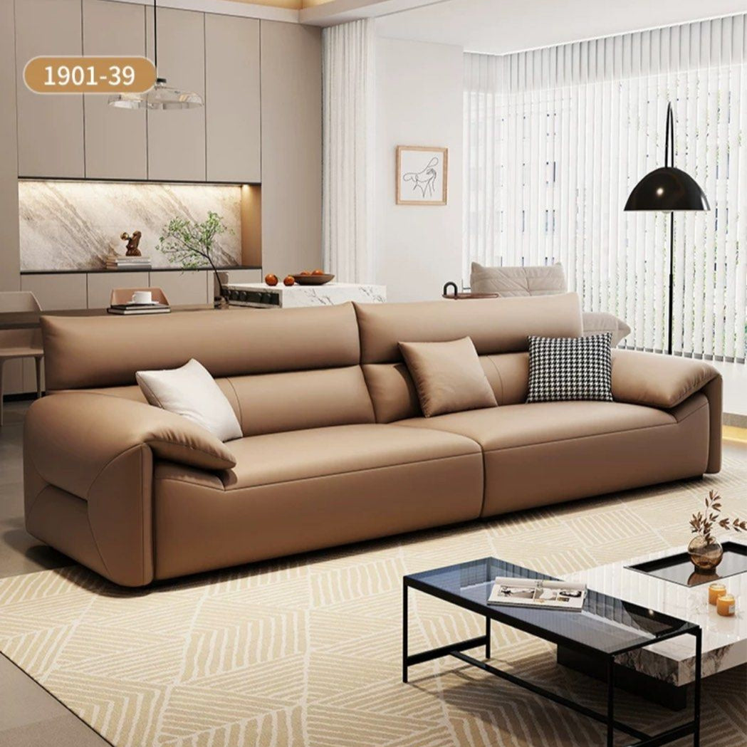 JOSH Modern Genuine Leather Sofa