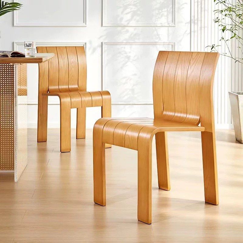 LANDON Japandi Solid Wood Dining Chair