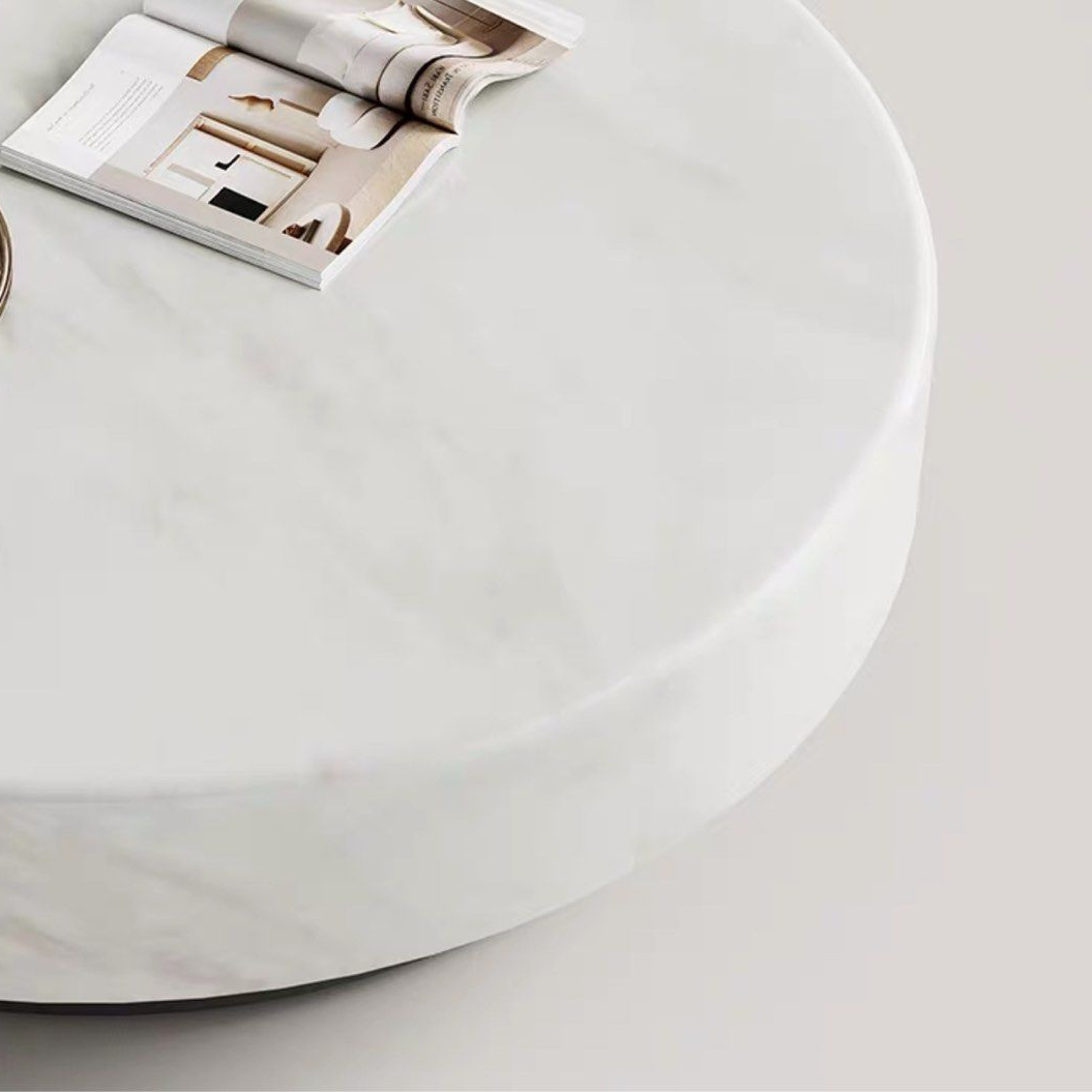 ALI Modern Marble Round Coffee Table
