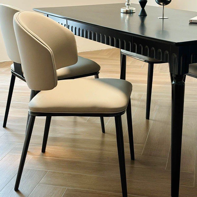 GEOS Modern Scratch Proof Leather Dining Chair