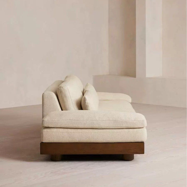 TRIUM Modern Textured Linen Sofa