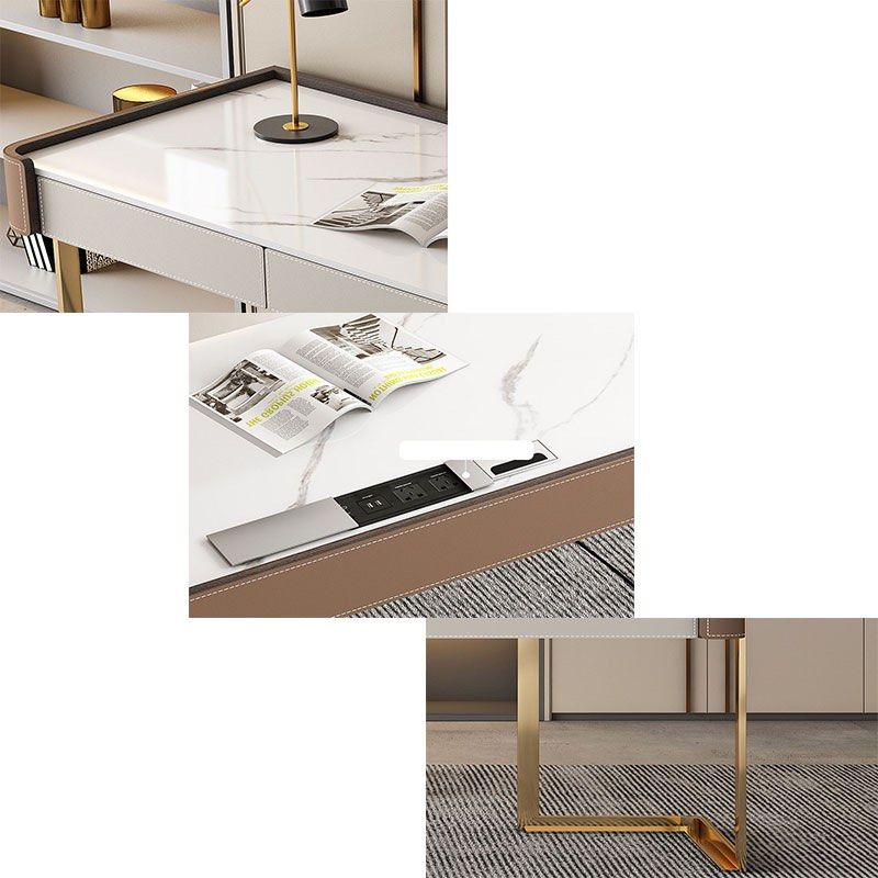 VANCE Sintered Stone Office Desk