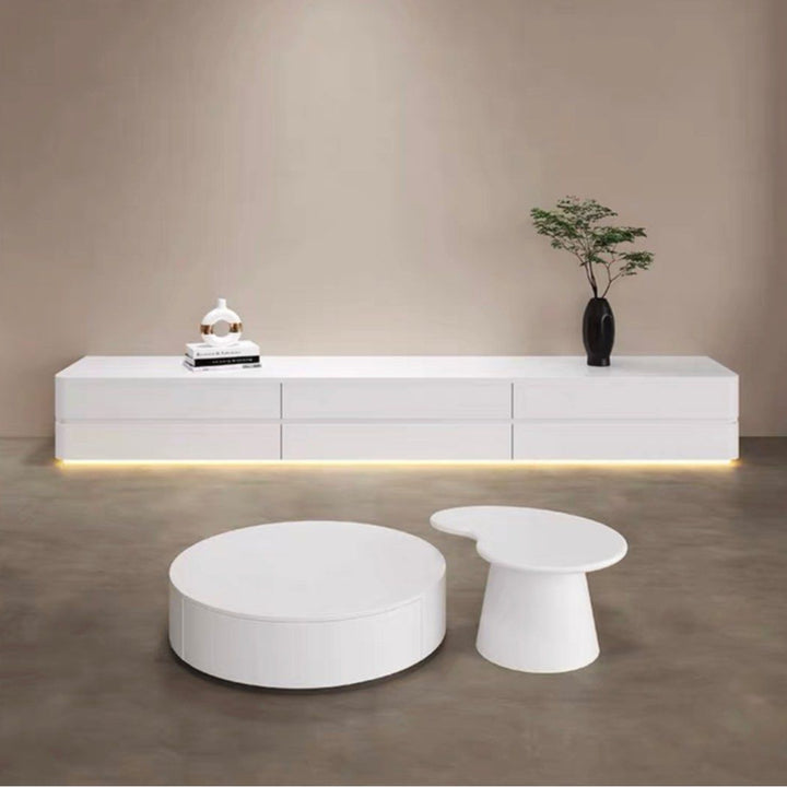 TUDERN Modern TV Cabinet Console
