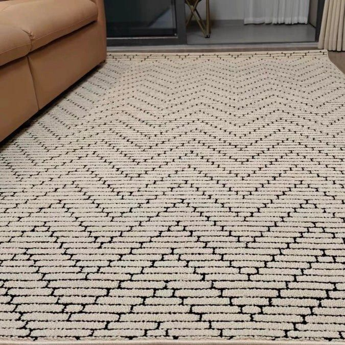 IOBRE Modern Water Resistant Rug
