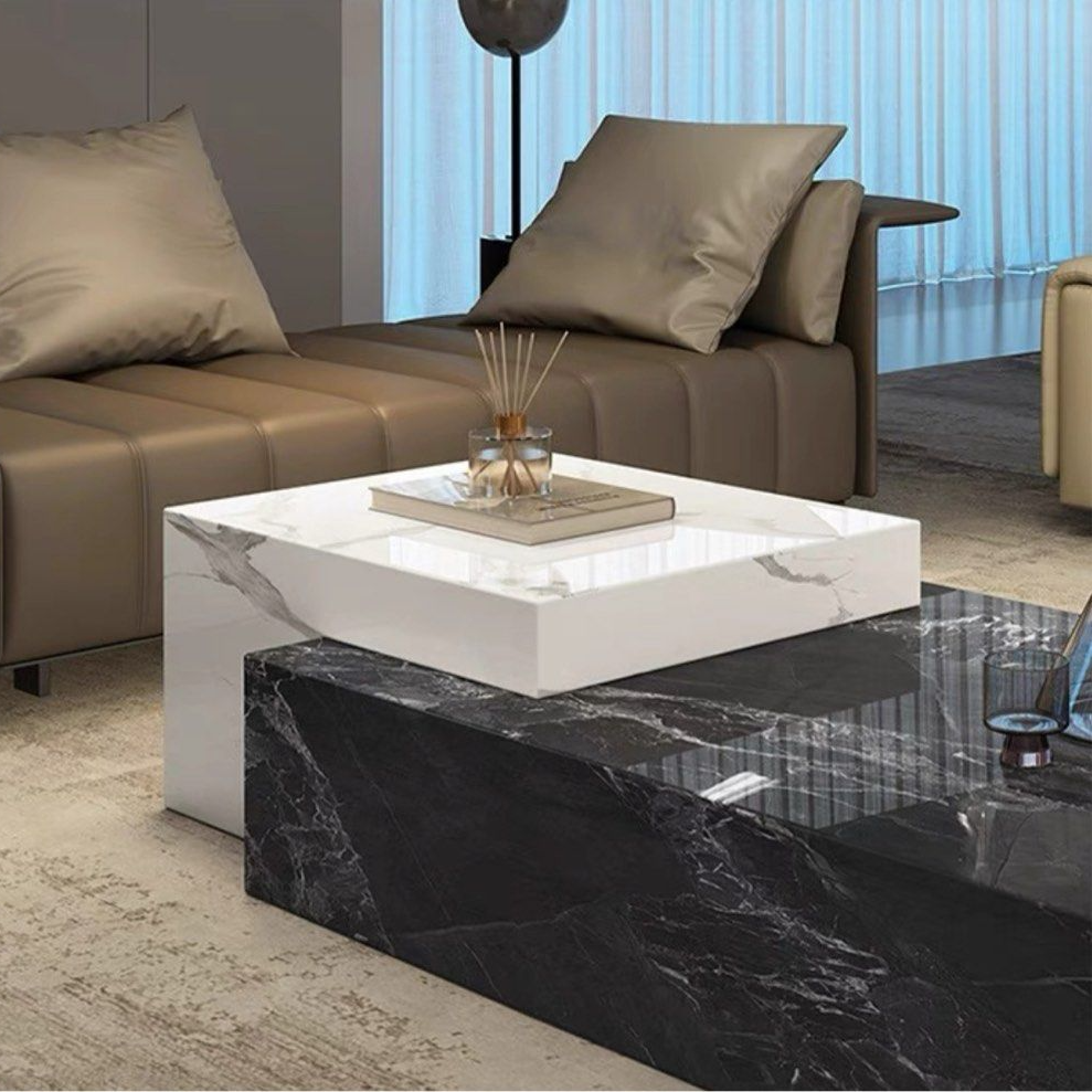 BASSETT Modern Marble Coffee Table