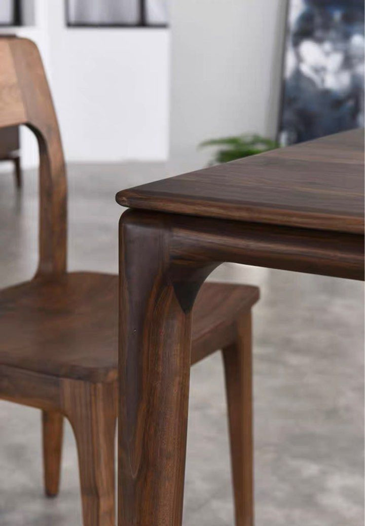 FURMAN Modern Black Walnut Dining Table