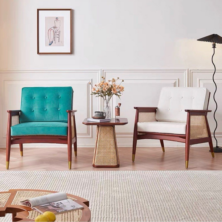LINCOLN Solid Wood Lounge Chair