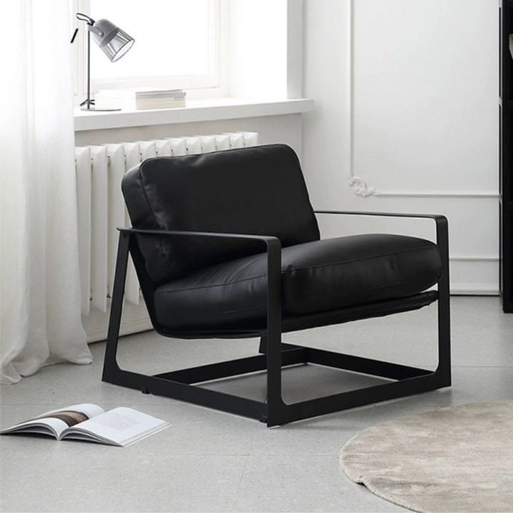TALIA Modern Leather Lounge Chair