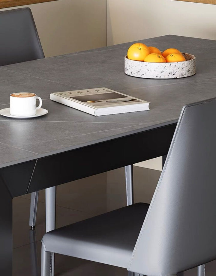 YATES Modern Slate Dining Table & Chairs