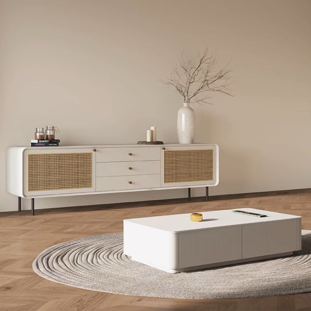 NADE Rustic Rattan TV Console