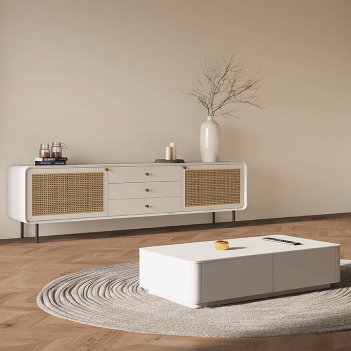 NADE Rustic Rattan TV Console