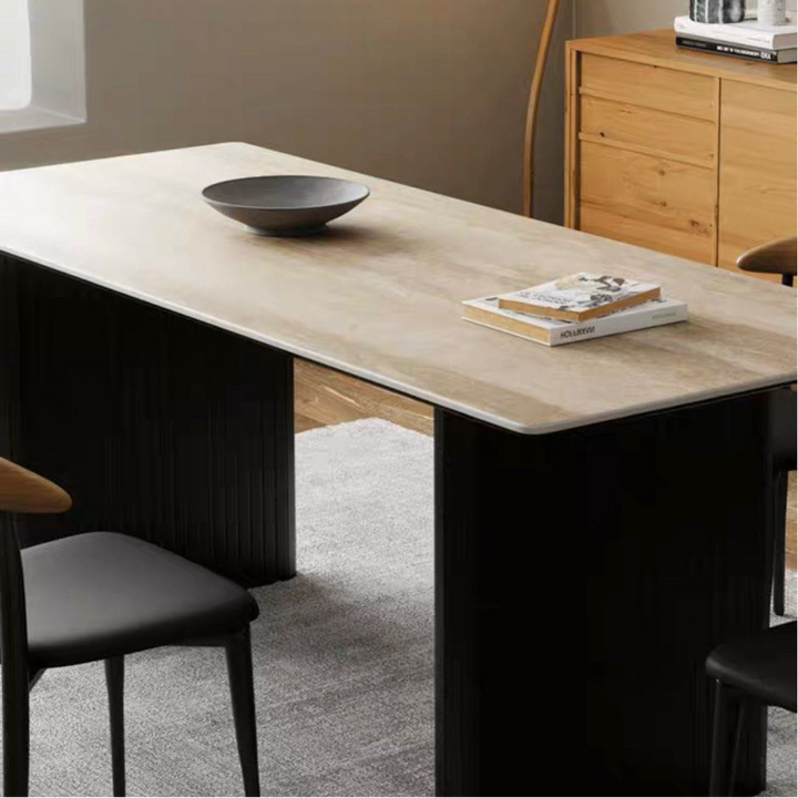 EVANS Modern Sintered Stone Dining Table & Chairs