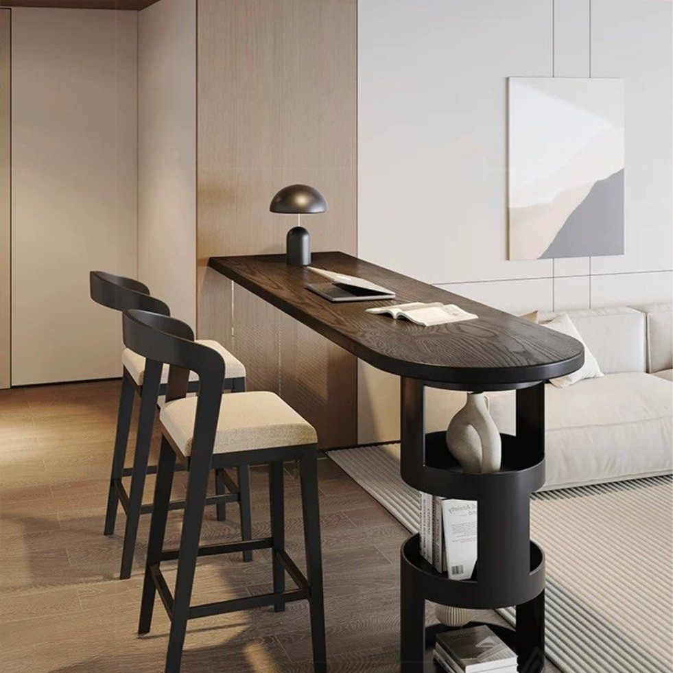 KAVIN Modern Solid Wood Bar Table & Stools