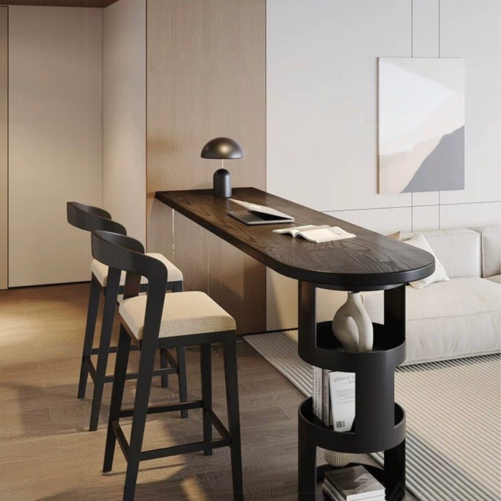 KAVIN Modern Solid Wood Bar Table & Stools