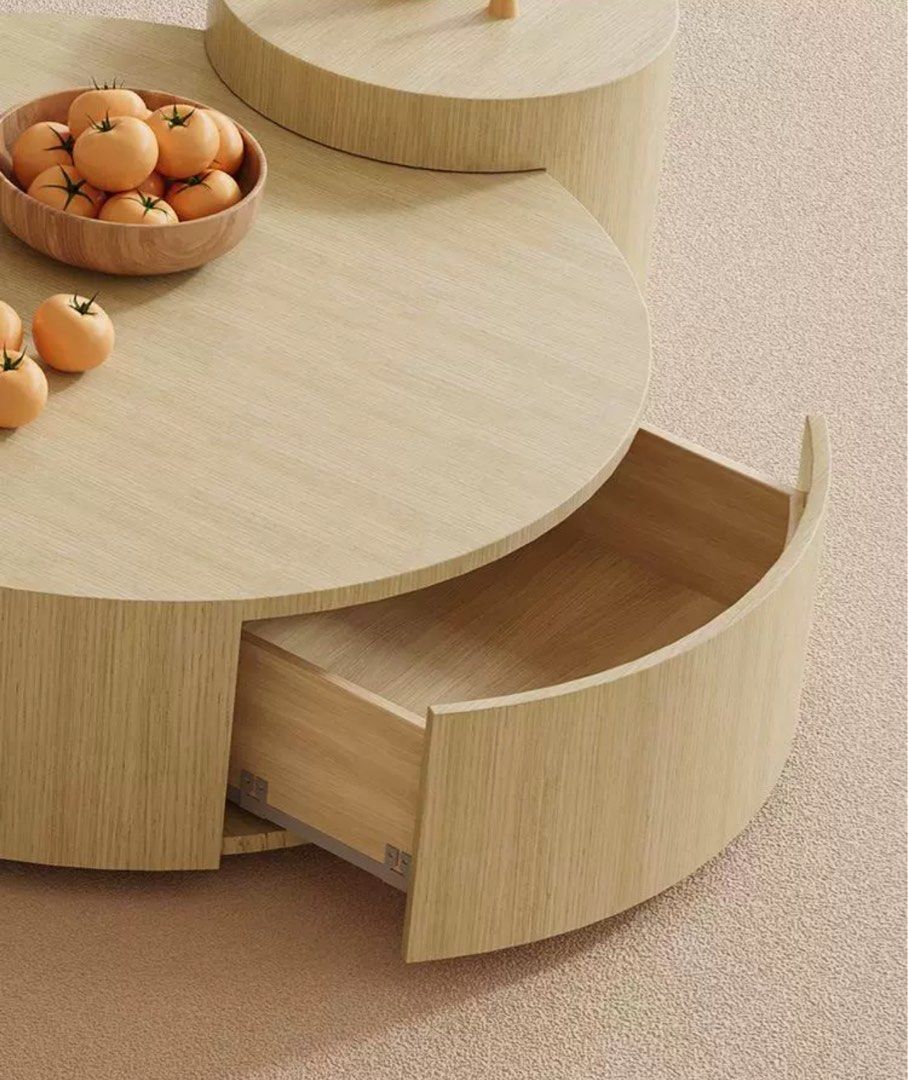 KELZO Japandi TV Console & Coffee Table