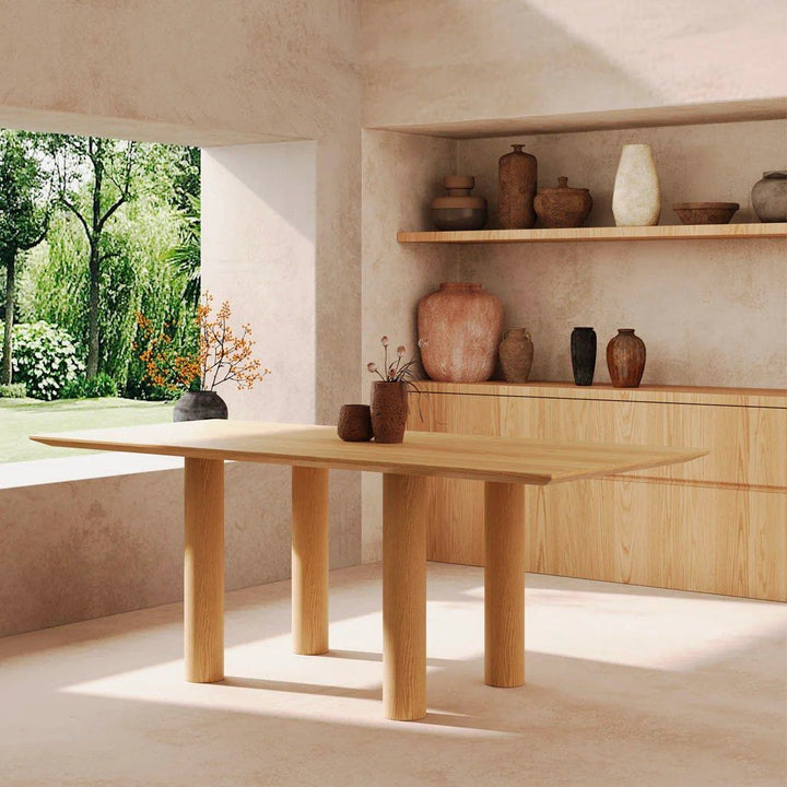 CADIAN Modern Solid Wood Dining Table