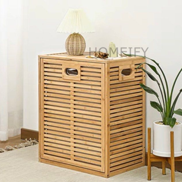 ALTAIR Modern Bamboo Storage Basket