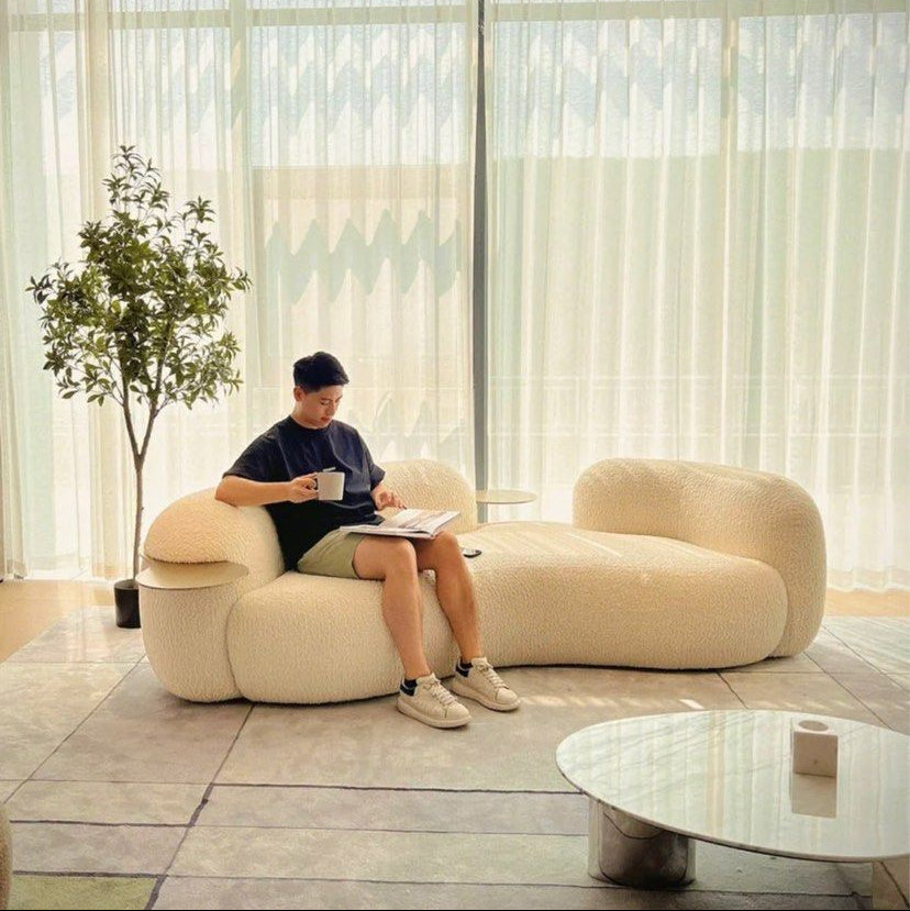 TRUDEN Modern Boucle Sofa