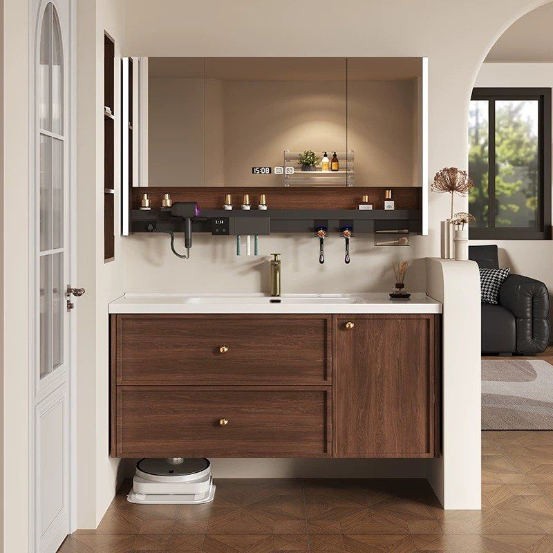 WATRE Modern Walnut Vanity Sink