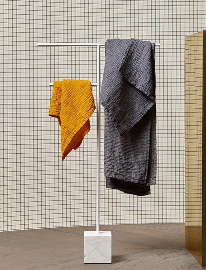 ISAQUEN Modern Marble Towel Rack
