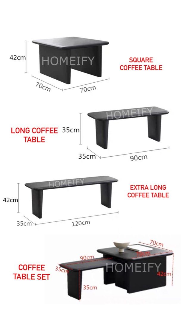 TONEY Modern Coffee Table