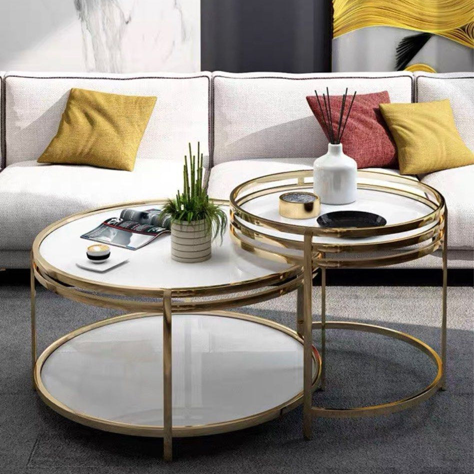 LOREN Luxurious Marble Coffee Table