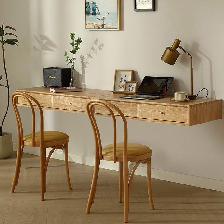 ELLIOTT Modern Solid Wood Floating Study Table