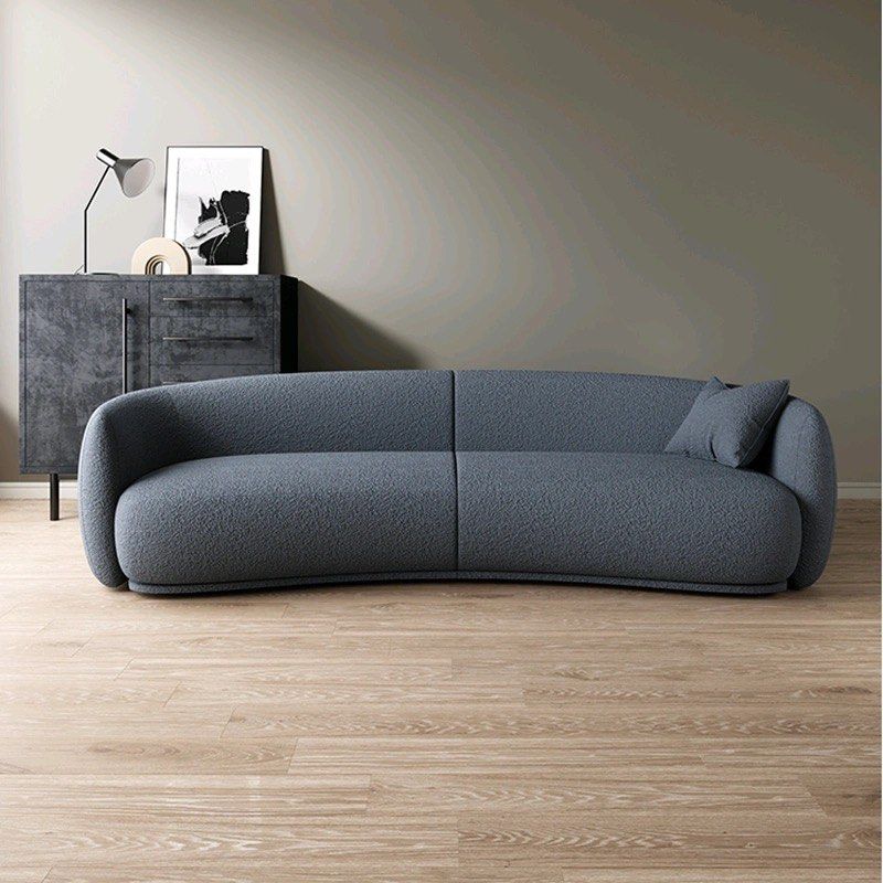 NOIR Modern Boucle Curve Sofa