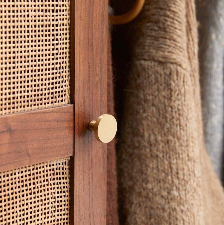 PETRONIUS Rustic Rattan Wardrobe