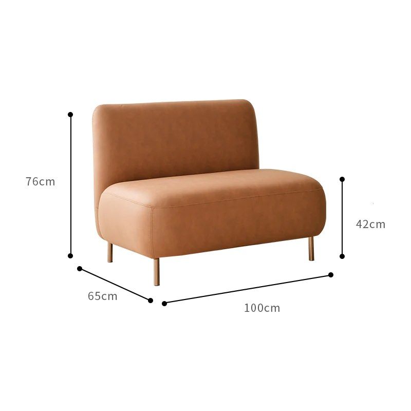GUNIVIERE Armless Loveseat