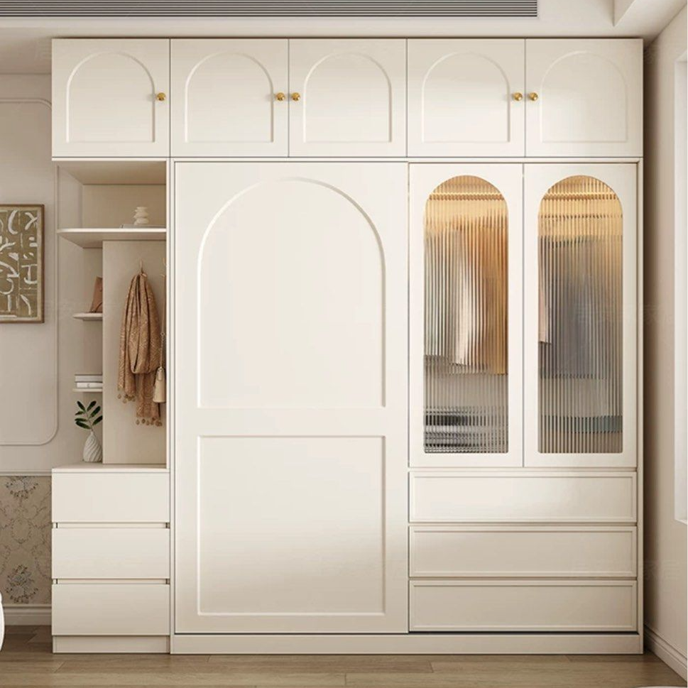 JENNIE Modern Cream Wardrobe