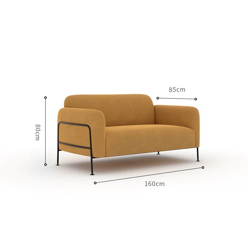 VANDELLIA Round Arm Sofa