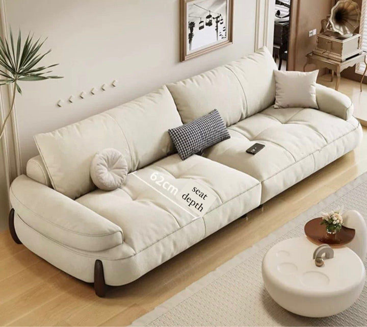 NOVIA Modern Scratch Proof Fabric Sofa