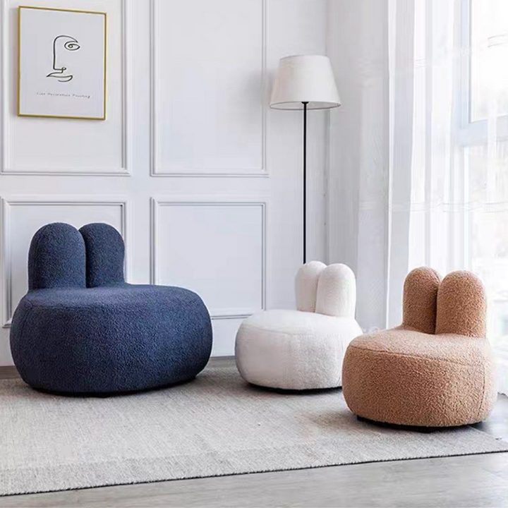 JOANNA Modern Boucle Lounge Chair