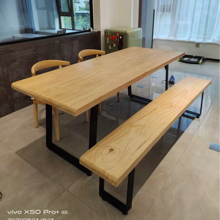 BRAD Modern Solid Wood Dining Table