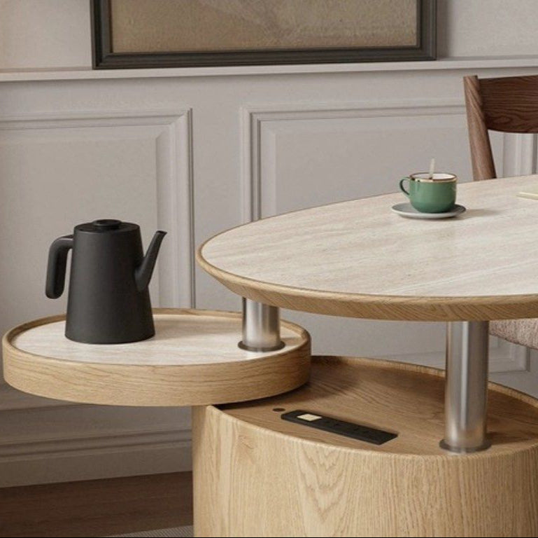 STEION Japandi Sintered Stone Study Table